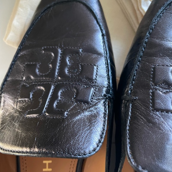 Tory Burch Black Leather Loafers - Picture 12 of 16